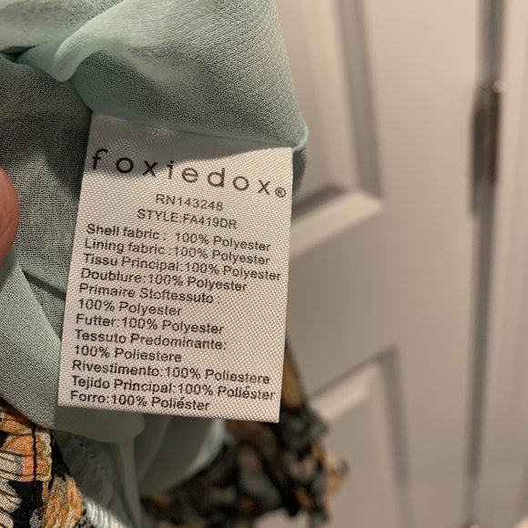 NWT Anthro Foxiedox Adora Dress Cold Shoulder S NWT - Picture 14 of 15